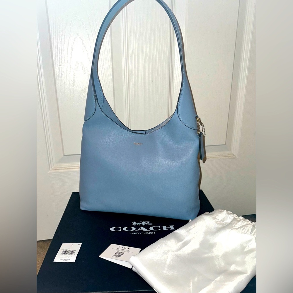 Coach Brooklyn Shoulder Bag 28 Bluebell